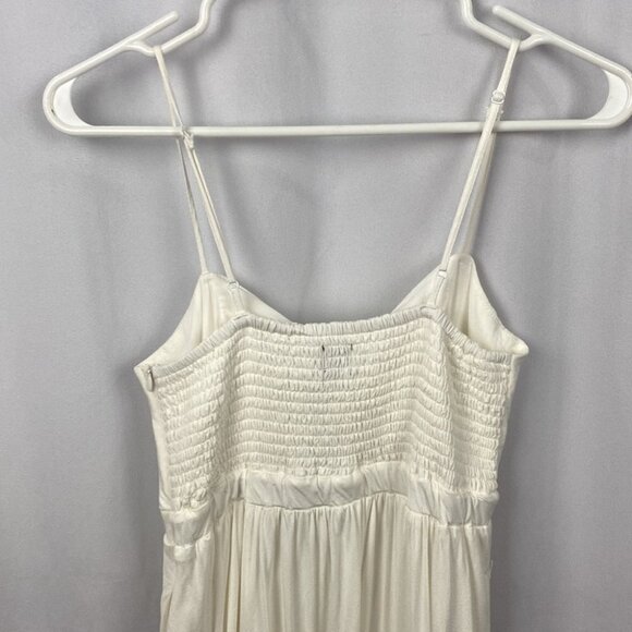 Bardot Revolve Ibiza Cutout Midi Dress In White Solid - Size US 4 - Picture 10 of 13